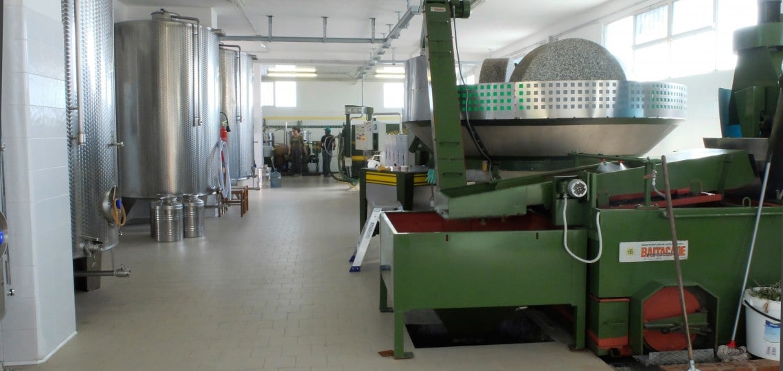 Our olives are processed at the state of art Rovitti mill.