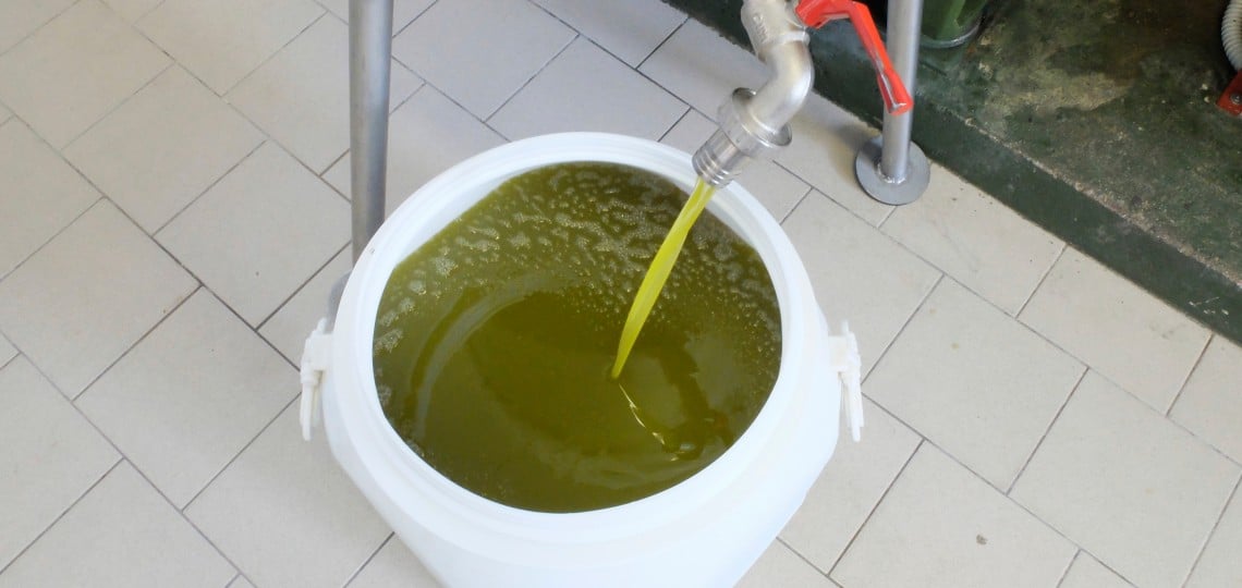 Orazio's Olive Oil right out of the tap – the freshest extra virgin olive oil you can find.